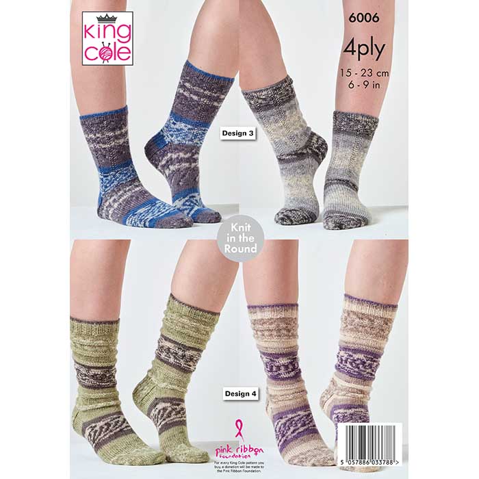 king-cole-6006-strickanleitung-socken-norse-4ply image 2