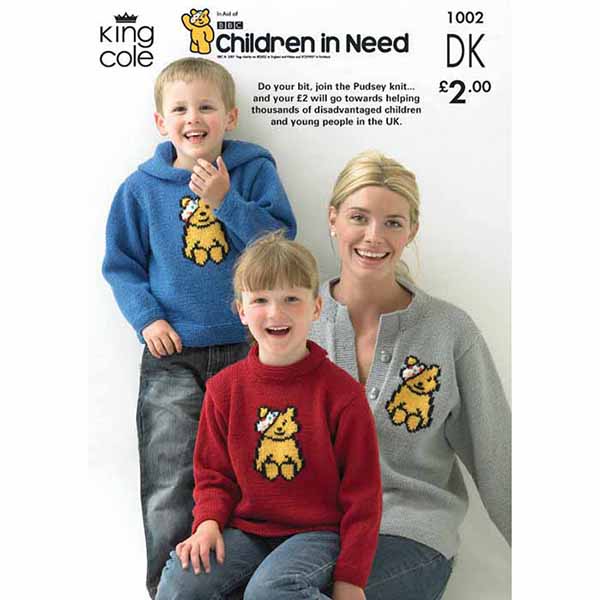 king-cole-1002-strickanleitung-pudsey-pullover-kinder image 1