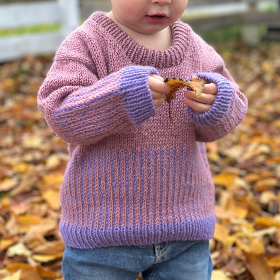 hobbii-easy-colour-mix-sweater-junior-pullover-strickanleitung-2-jahre image 2
