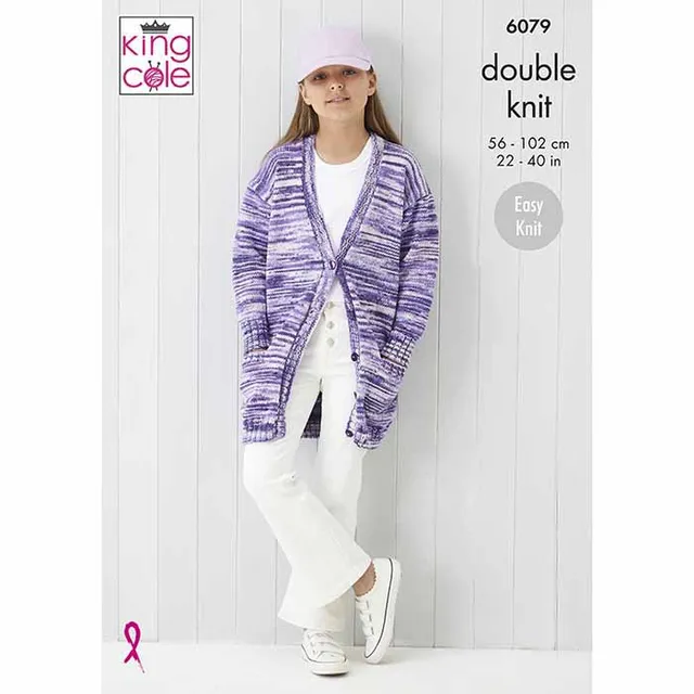 king-cole-6079-cardigans-strickanleitung-camouflage-dk image 1