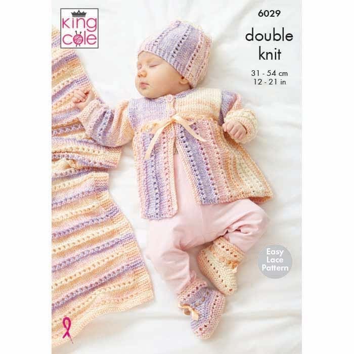 king-cole-6029-strickanleitung-baby-set-cutie-pie-dk image 1