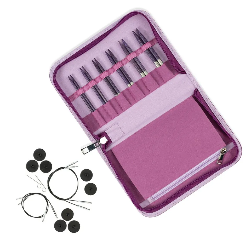 hobbii-betula-essential-rundstricknadeln-set-mulberry-kurz image 1
