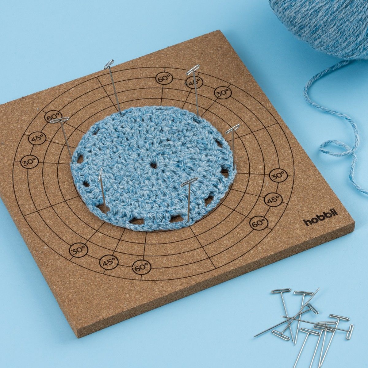 hobbii-spannmatte-mit-t-stiften-kork-blockmatte-one-size image 3