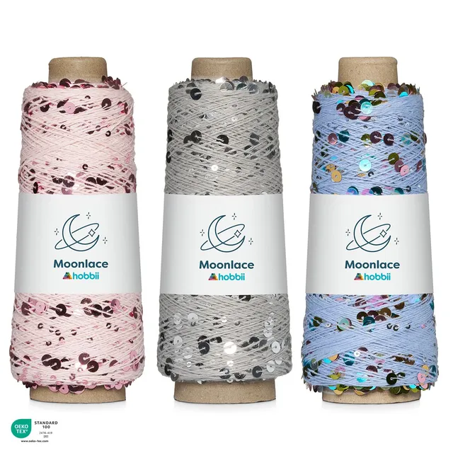 hobbii-moonlace-effektgarn-pailletten-baumwolle-glitzer image 1