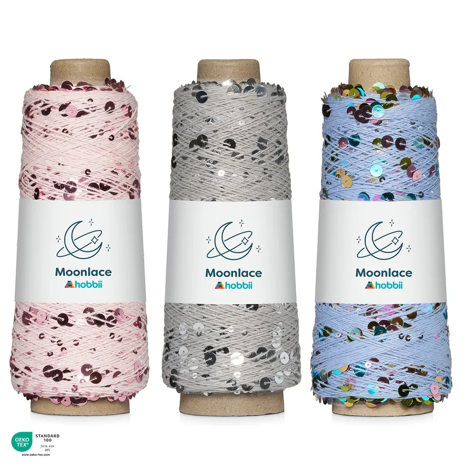 hobbii-moonlace-effektgarn-pailletten-baumwolle-glitzer image 1
