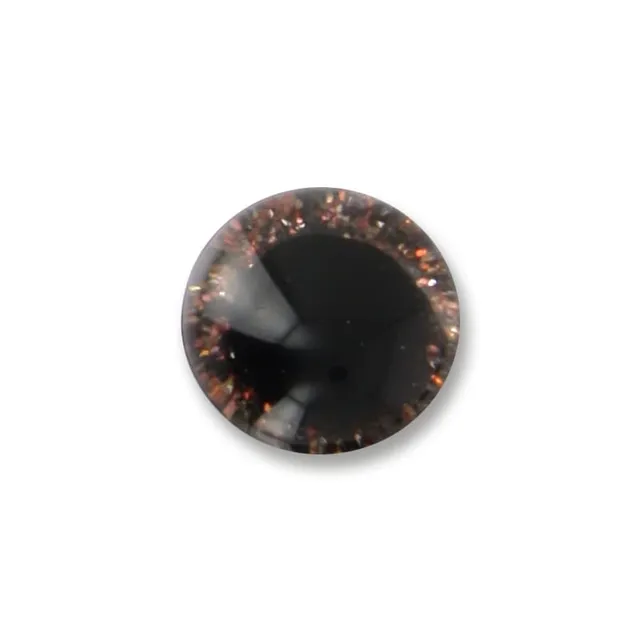 king-cole-glitter-eyes-bastelaugen-braun-14-mm image 1