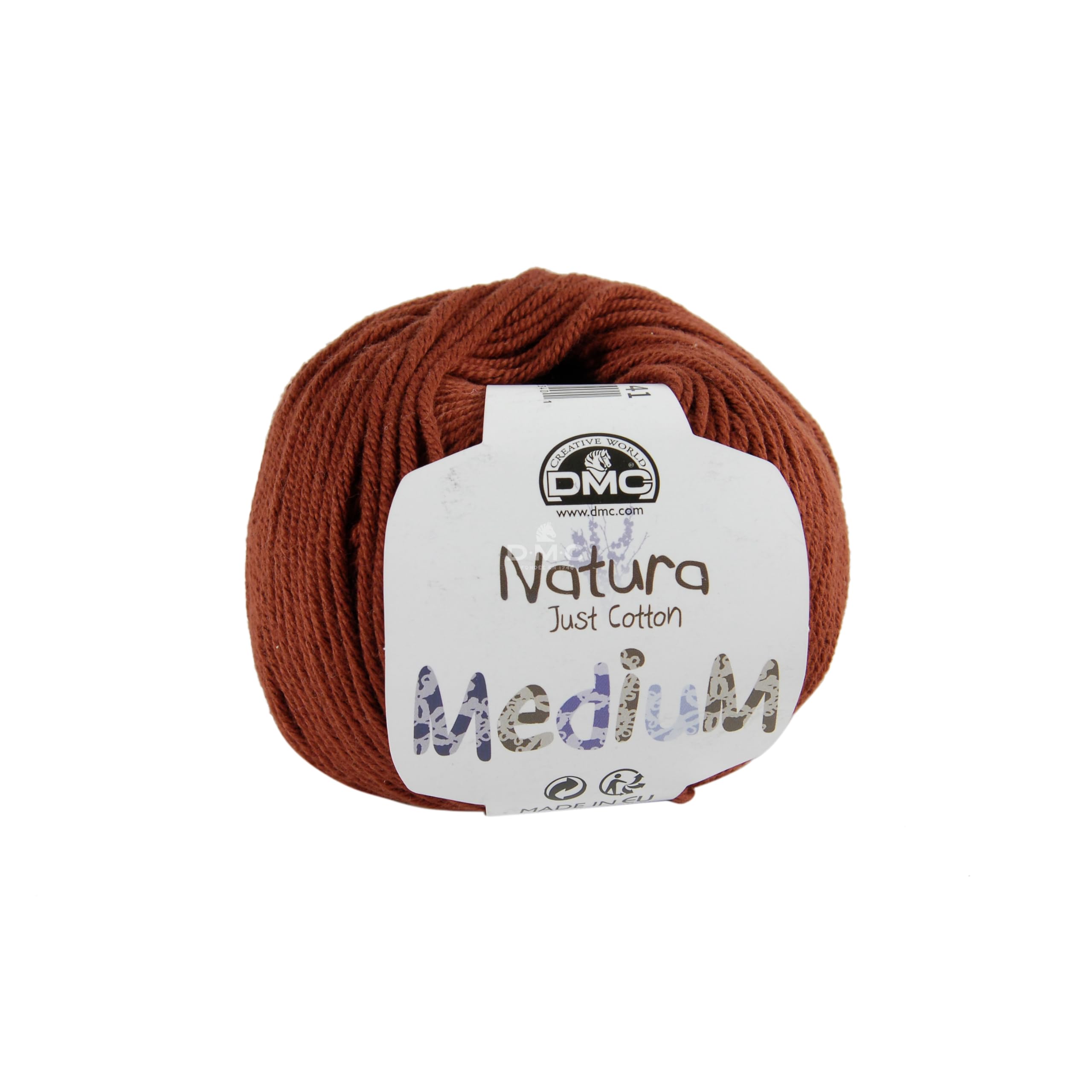 dmc-natura-just-cotton-h-kelgarn-braun-41-matt image 1