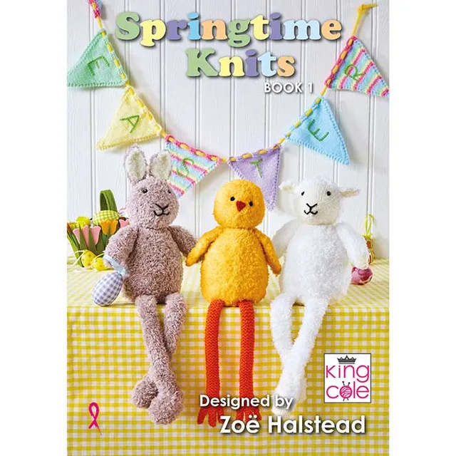 king-cole-patterns-springtime-knits-book-1-strickheft-fr-hling image 1