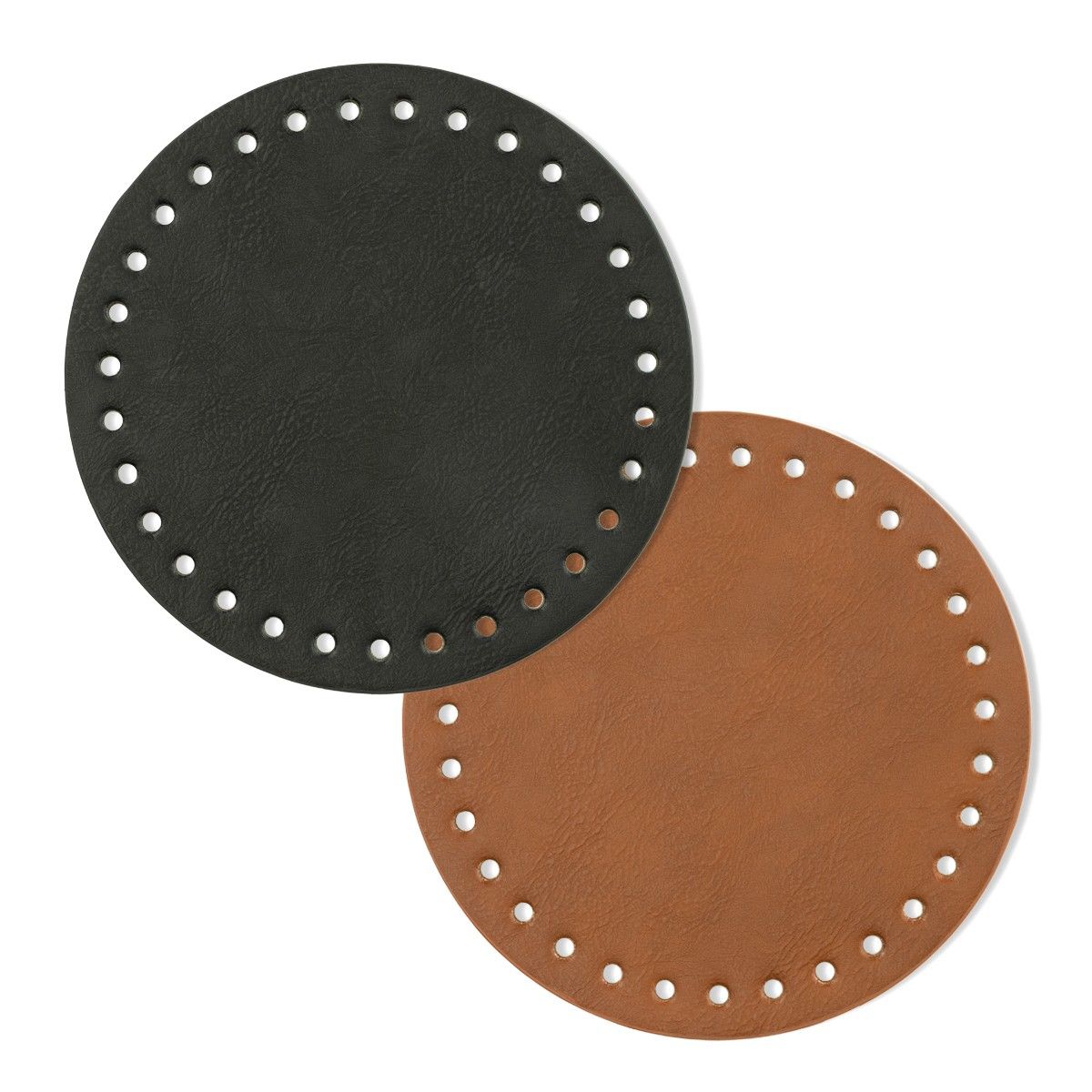 hobbii-zubeh-r-taschenboden-rund-15cm-schwarz-pu-leder image 1