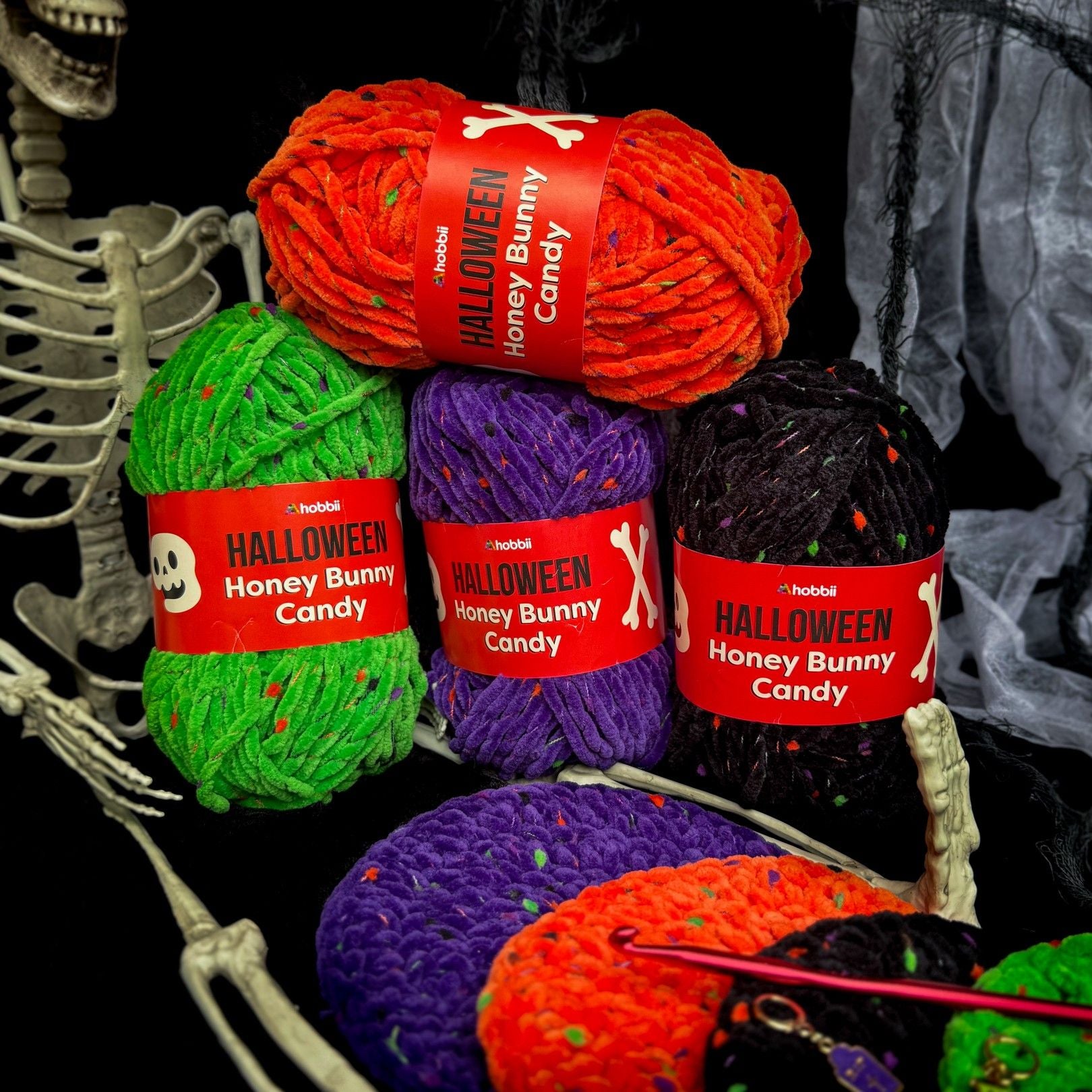 hobbii-honey-bunny-candy-halloween-veloursgarn-pumpkin image 2