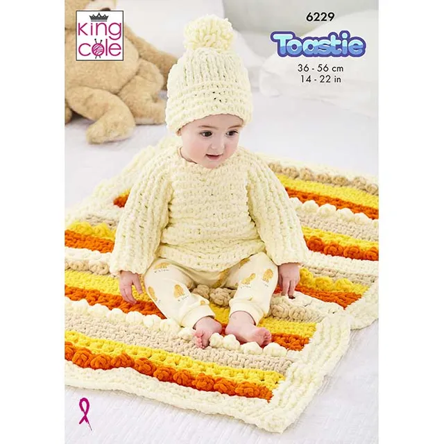 king-cole-6229-baby-set-strickanleitung-toastie image 1