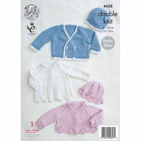 king-cole-4428-strickanleitung-baby-mantel-jacke-m-tze-cottonsoft image 2
