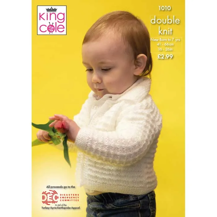 king-cole-1010-kinder-cardigans-strickanleitung-baby-dk image 1