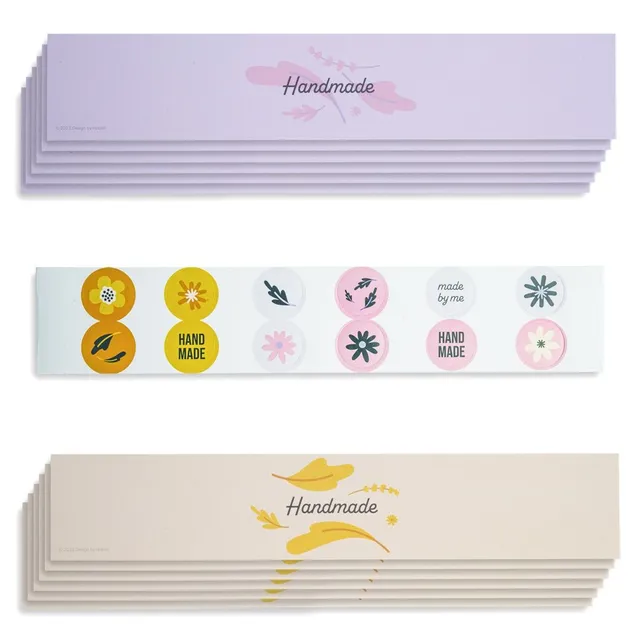 hobbii-zubeh-r-banderolen-set-geschenkbanderolen-12-st-ck-blattmotiv image 1