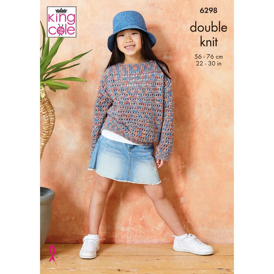 king-cole-6298-kinderpullover-strickanleitung-cottonsoft-dk image 1