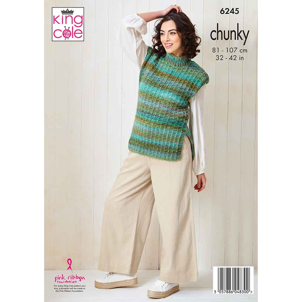 king-cole-6245-top-tunika-strickanleitung-damen image 2