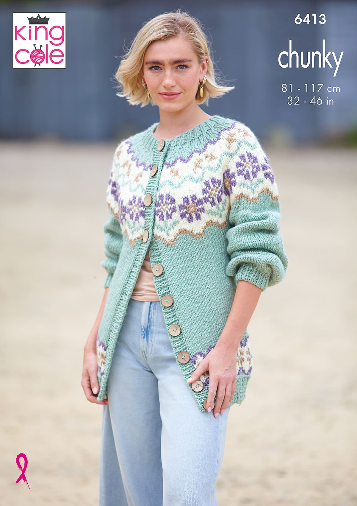 king-cole-6413-pullover-cardigan-strickanleitung-chunky image 1