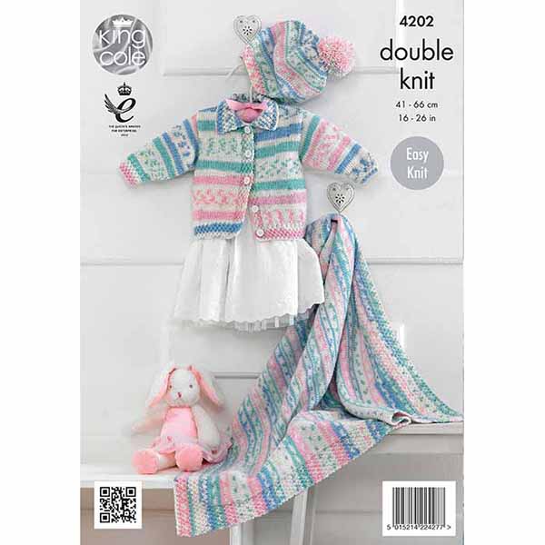 king-cole-4202-baby-set-strickanleitung-cherish-dk image 2
