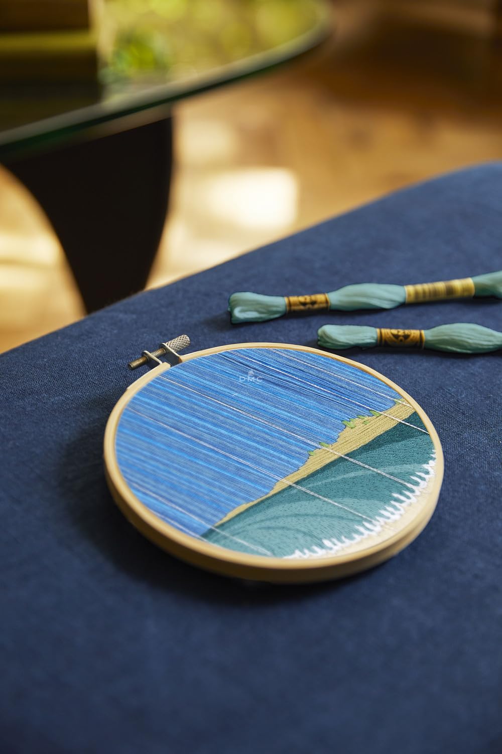 dmc-ocean-rain-stickset-mittel-ozean-baumwolle image 4
