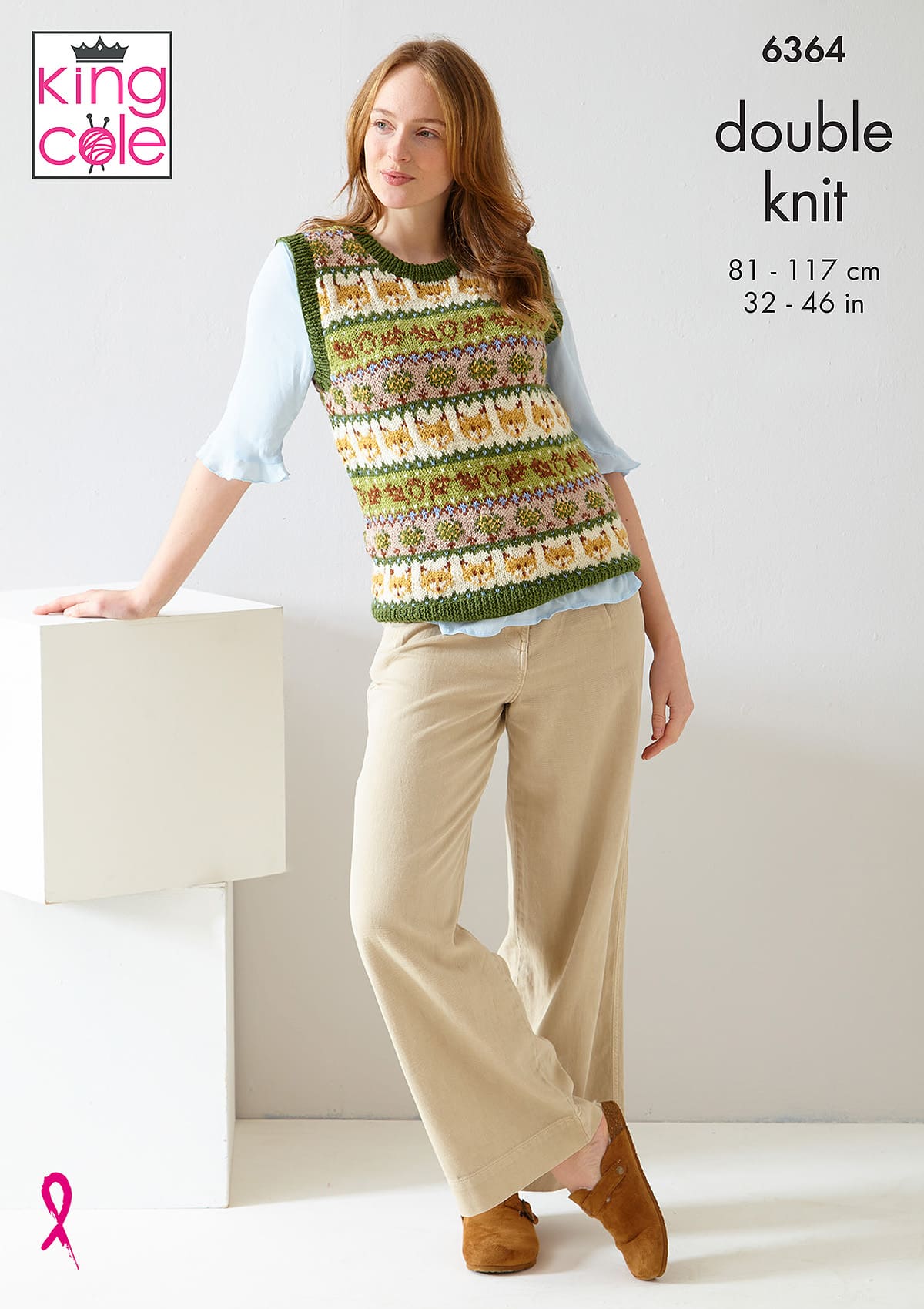 king-cole-6364-fairisle-pullover-tank-top-anleitung image 1