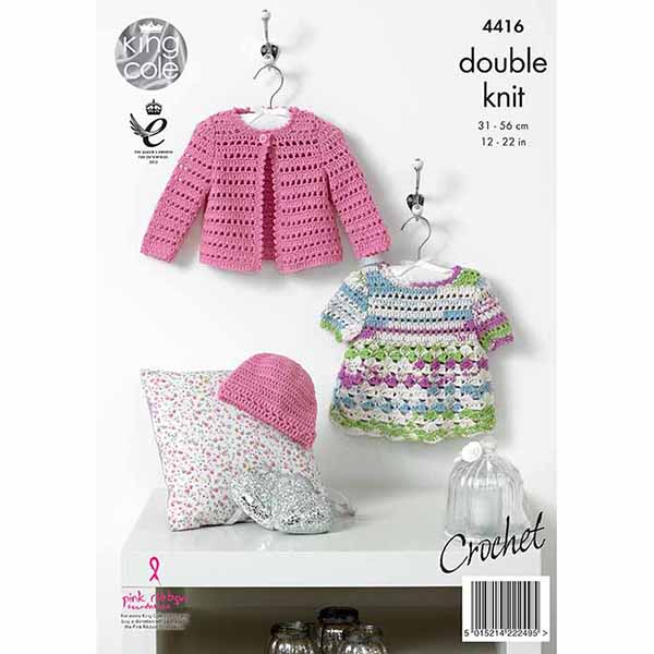 king-cole-4416-anleitung-kleid-cardigan-m-tze-cherish-dk image 2