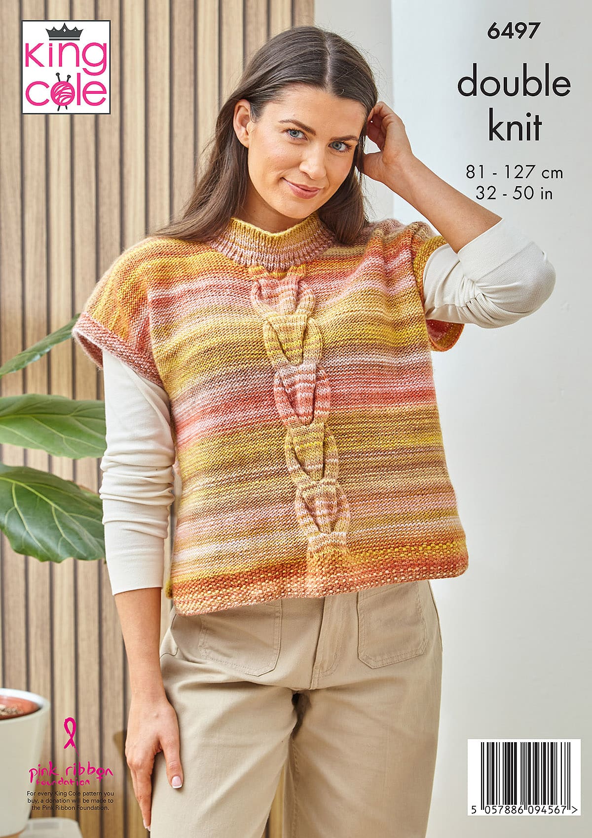 king-cole-6497-strickanleitung-tank-top-cottagespun-dk image 2