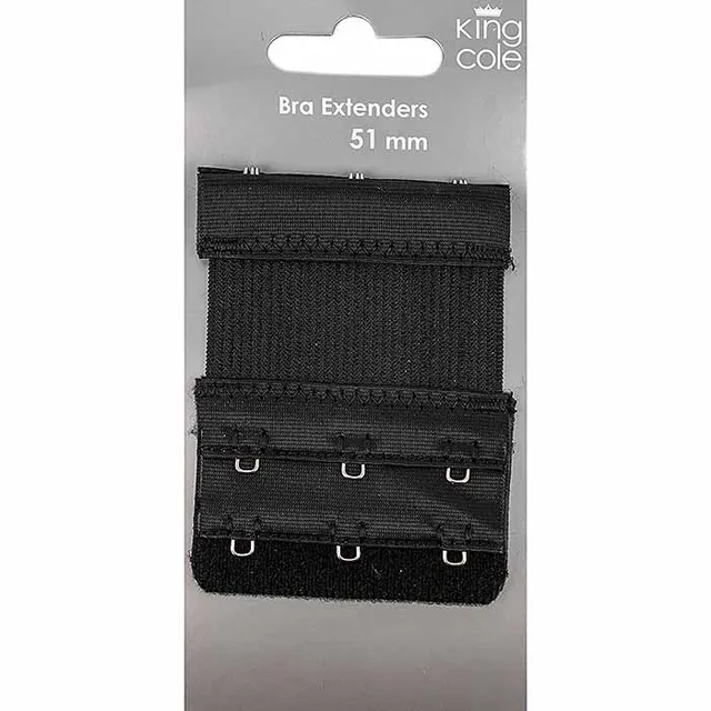 king-cole-haberdashery-bh-verl-ngerung-schwarz-51mm-elastisch image 1