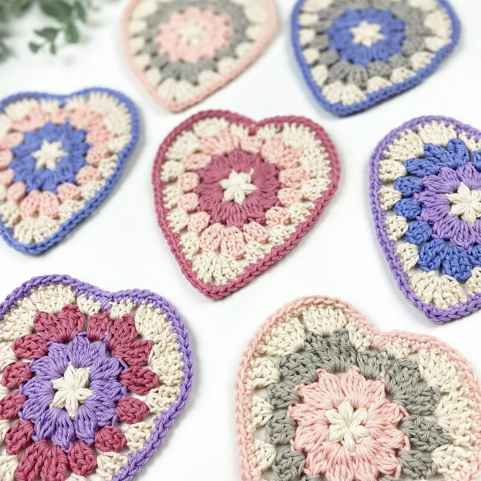 hobbii-love-heart-untersetzer-h-kelanleitung-herz-13cm image 1