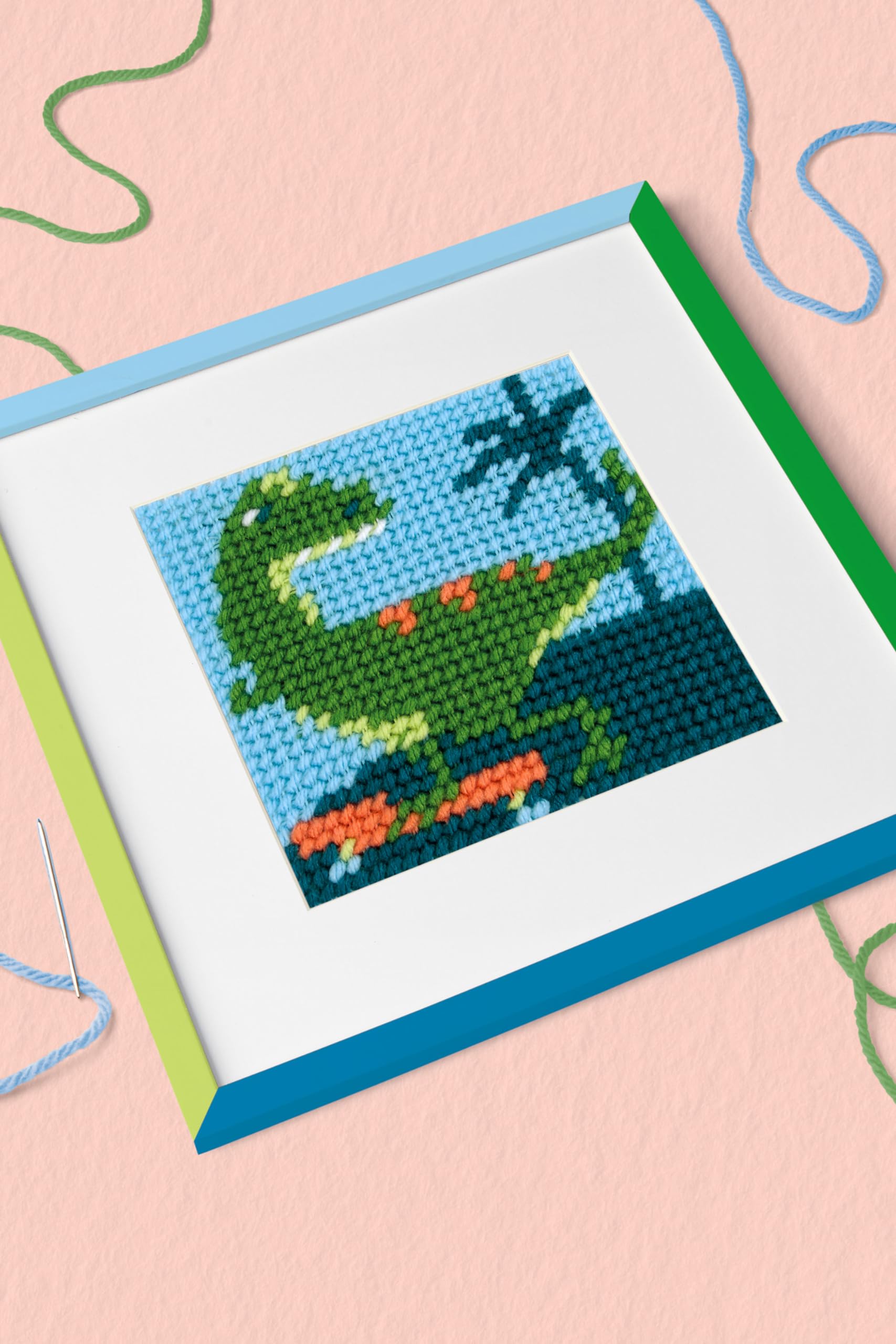 dmc-didi-dinosaurier-gobelinset-f-r-kinder-ab-8-jahre image 1