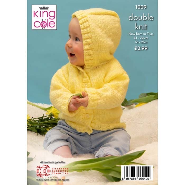 king-cole-1009-baby-cardigans-strickanleitung-baby-dk image 2