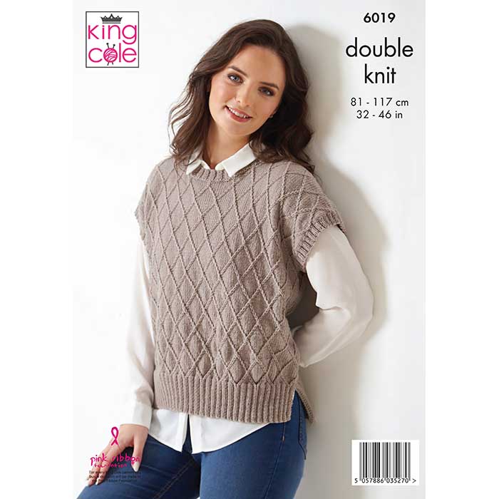 king-cole-patterns-6019-strickanleitung-top-luxury-merino-dk image 2