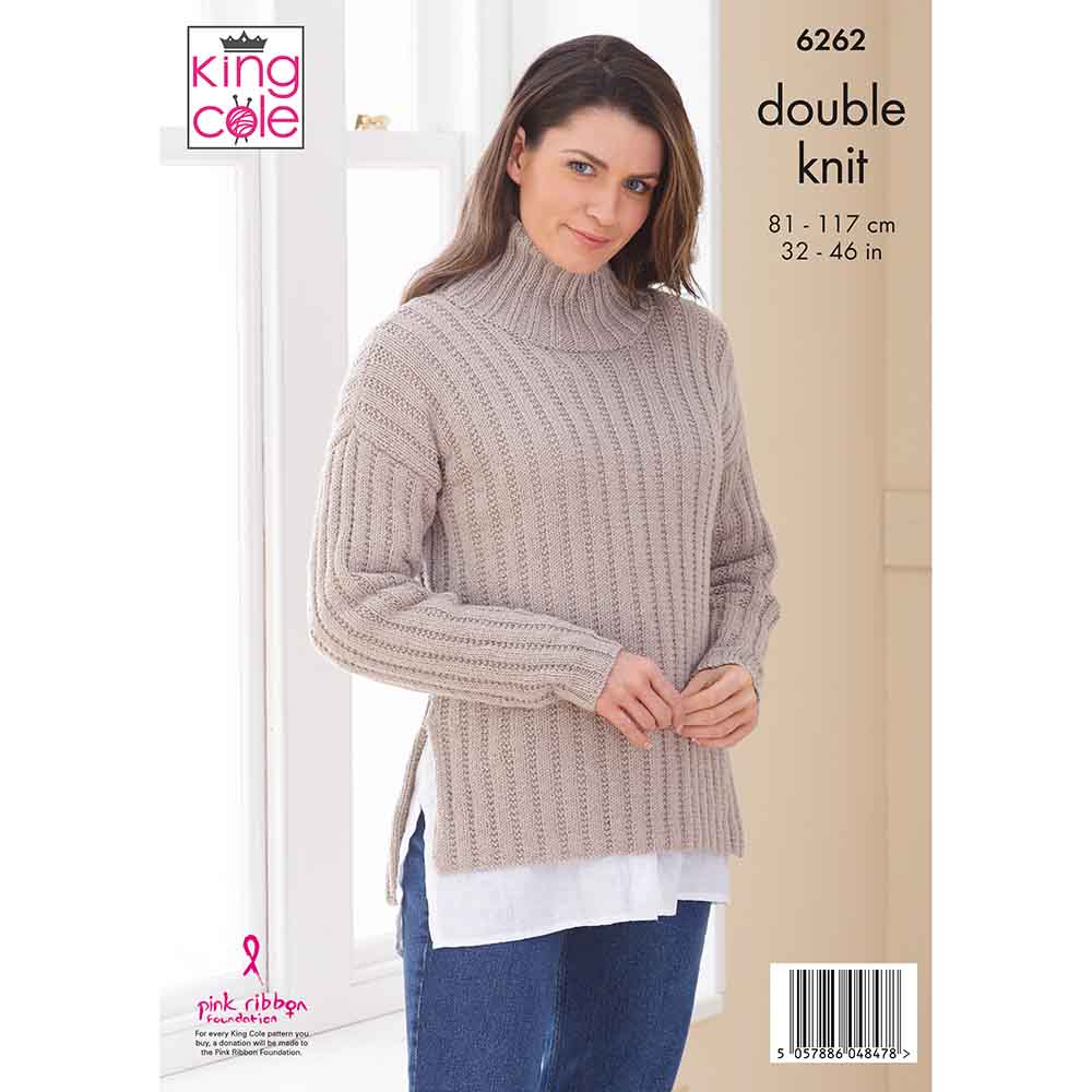 king-cole-6262-pullover-und-weste-strickanleitung image 2