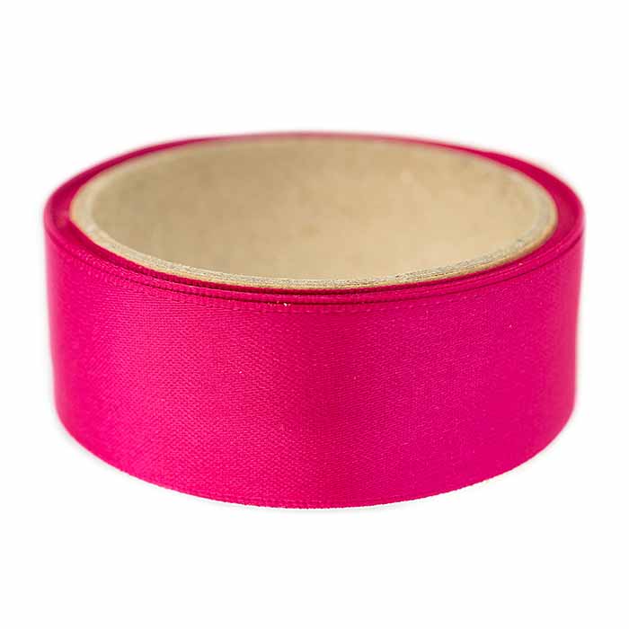 king-cole-haberdashery-satinband-25mm-x-3m-pink-polyester image 1
