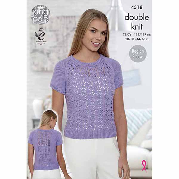 king-cole-patterns-4518-strickanleitung-pullover-cottonsoft image 1