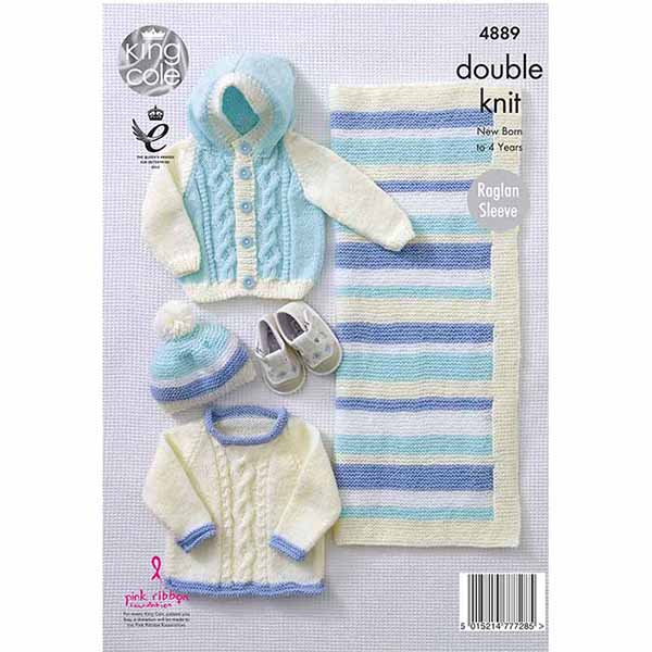 king-cole-patterns-4889-baby-strickanleitung-set-dk image 2