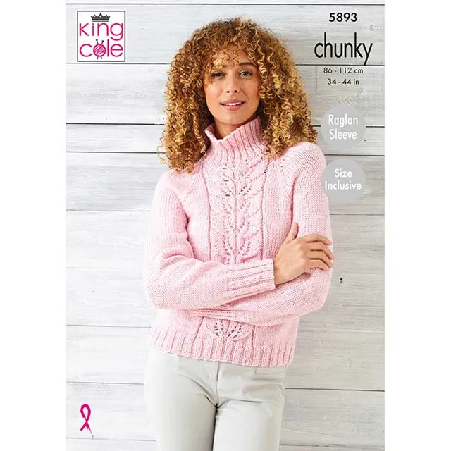 king-cole-5893-strickanleitung-pullover-cardigan-wildwood-chunky image 1
