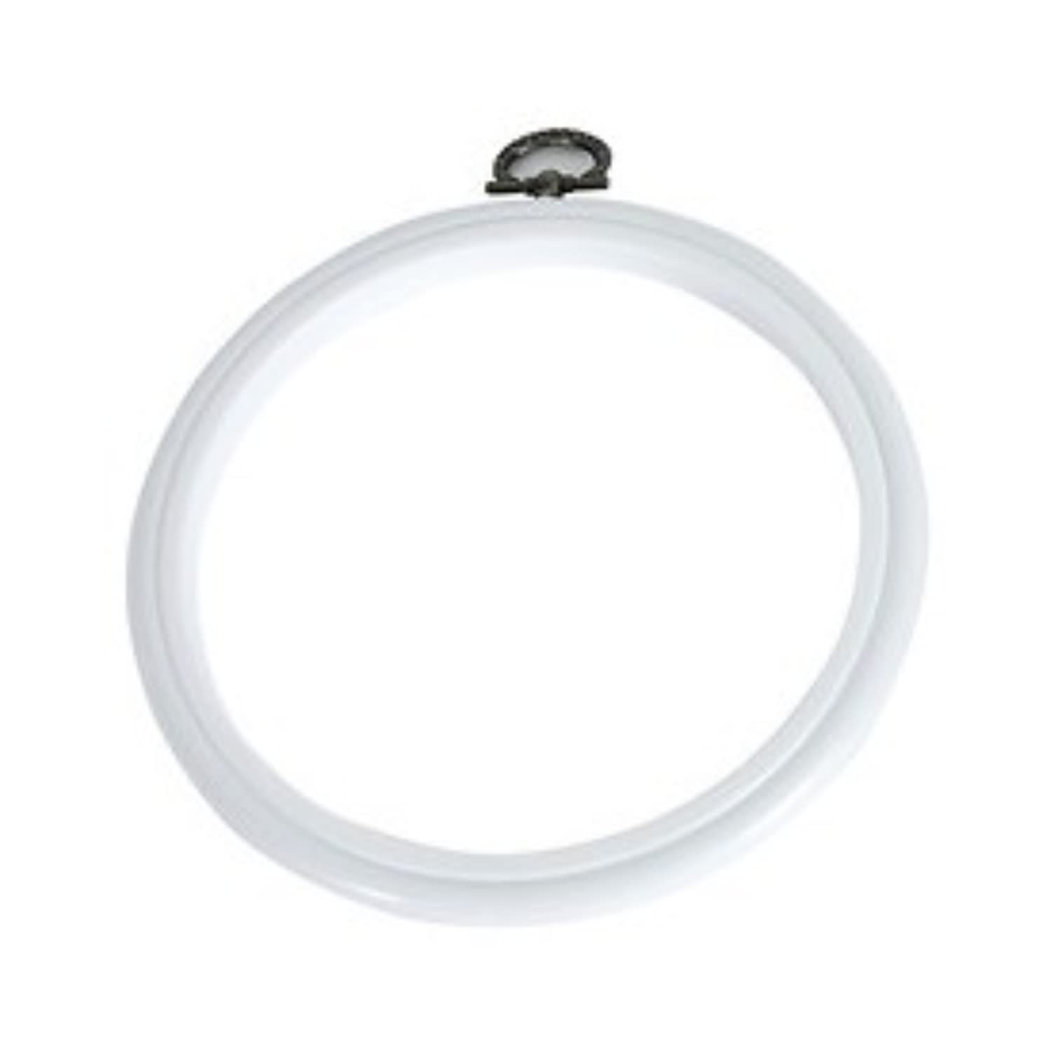 dmc-flexirahmen-rund-wei-17-cm-stickrahmen-holz-optik image 2