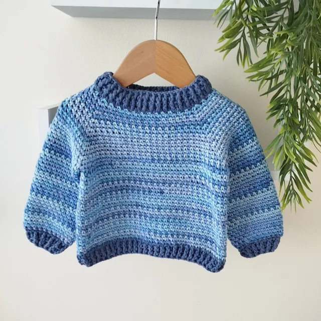 hobbii-moss-jumper-kinderpullover-anleitung-0-3-monate image 1