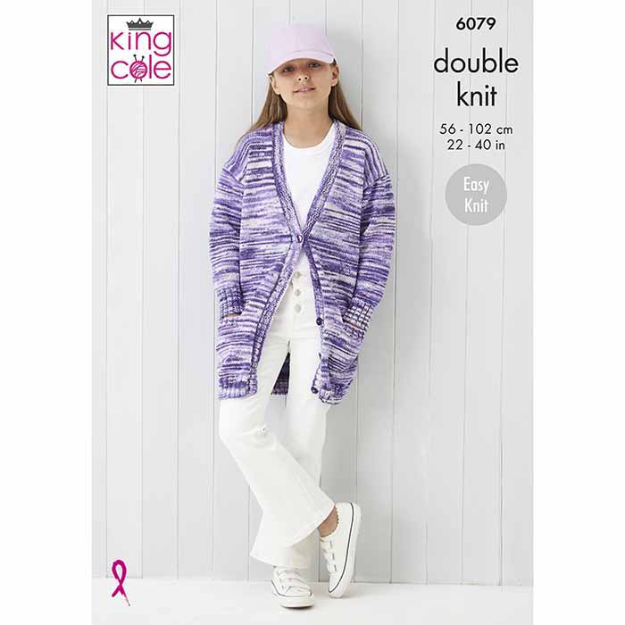 king-cole-6079-cardigans-strickanleitung-camouflage-dk image 1