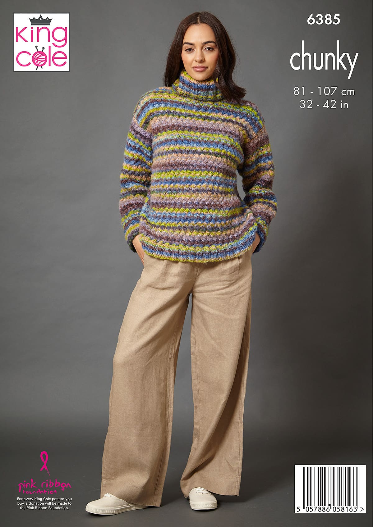 king-cole-6385-strickanleitung-pullover-top-flair-chunky image 2