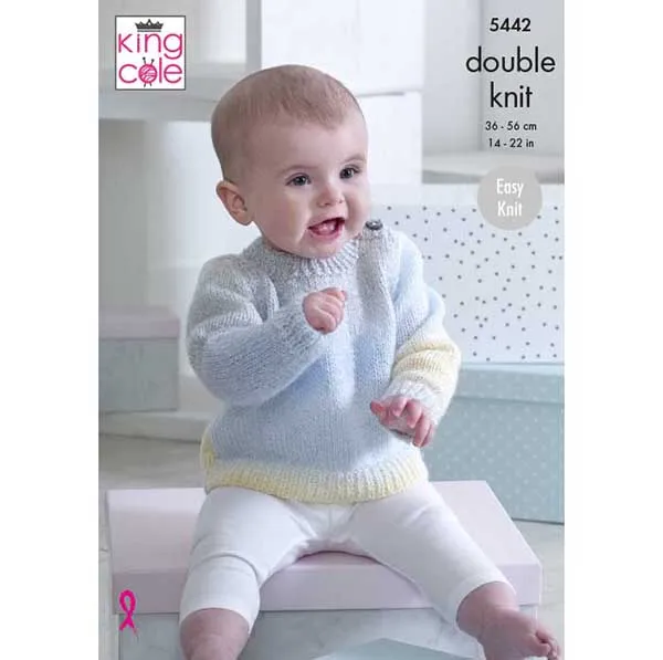 king-cole-5442-pullover-strickanleitung-melody-dk-damen image 1