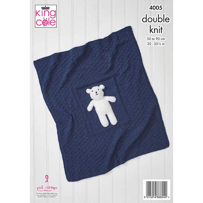 king-cole-4005-babydecken-teddy-strickanleitung image 2