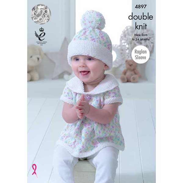 king-cole-4897-strickanleitung-baby-set-cherish-dash-dk image 1