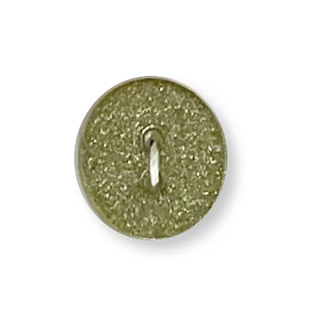 king-cole-haberdashery-glitzer-knopf-gr-n-32-ligne-flach image 1