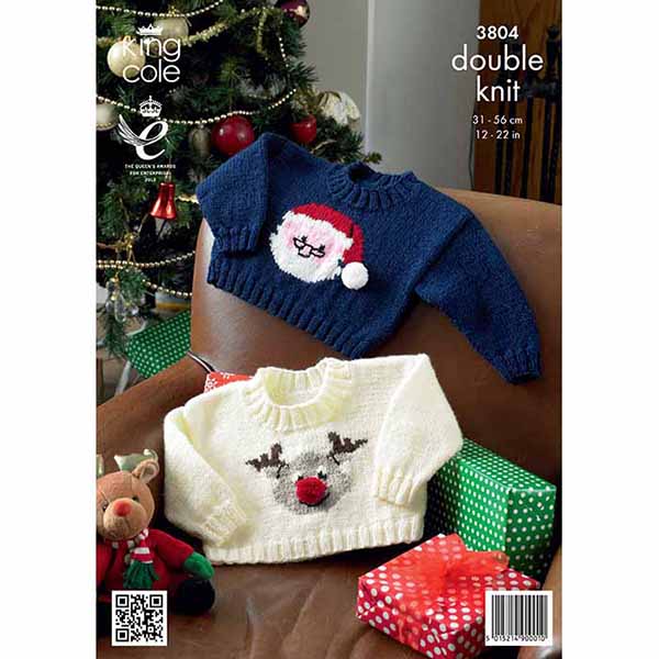 king-cole-3804-christmas-sweaters-strickanleitung-comfort-dk image 2