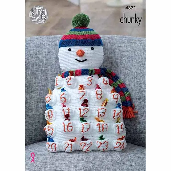 king-cole-patterns-4871-strickanleitung-kissen-chunky image 1