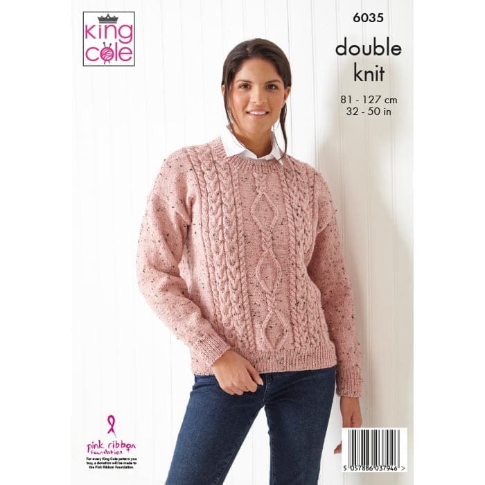 king-cole-patterns-6035-pullover-strickanleitung-merino-dk image 2