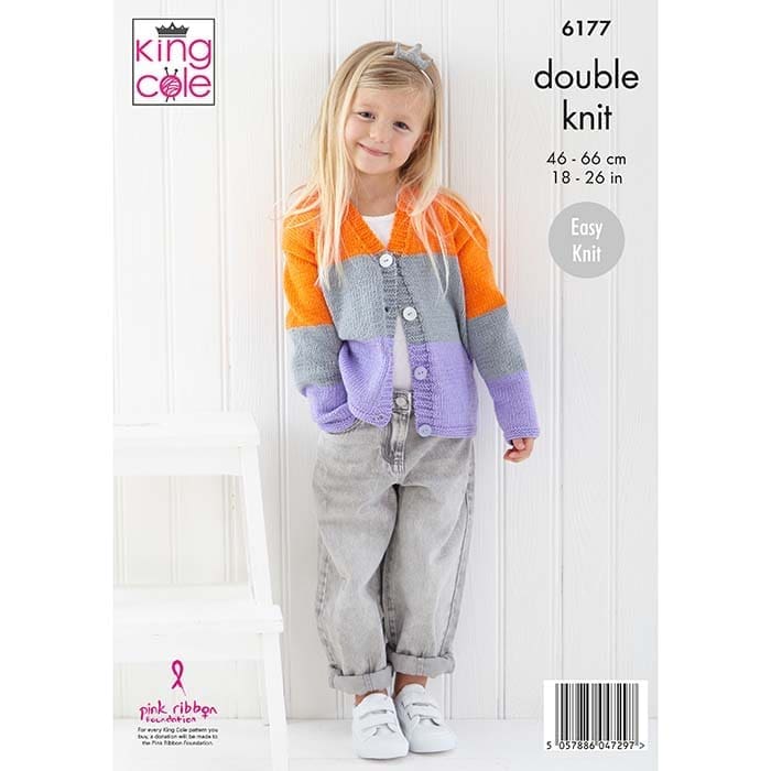 king-cole-6177-strickanleitung-cardigan-m-tze-cherished-dk image 2