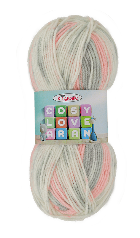 king-cole-cosy-love-aran-babywolle-selbstmusternd-pastell image 1