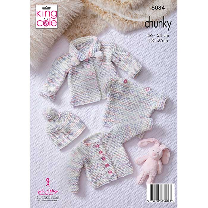 king-cole-6084-strickanleitung-mantel-cardigan-bumble-chunky image 2